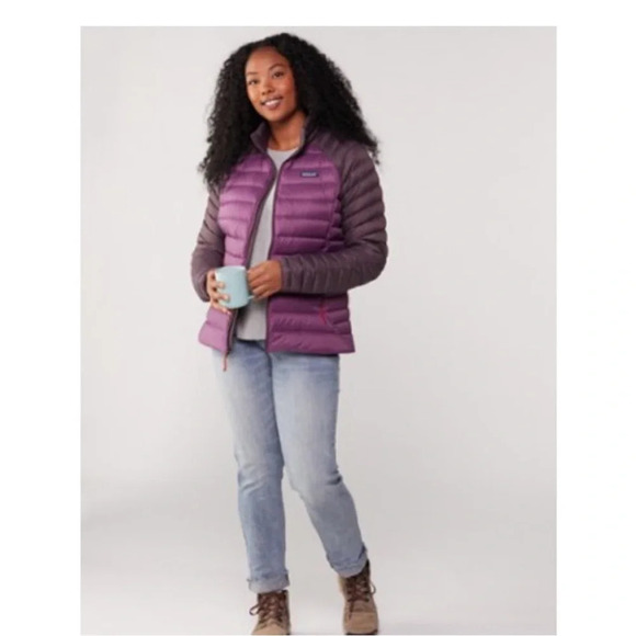 Patagonia Women’s M Medium Down Sweater Puffer Jacket Night Plum Purple NWT - Picture 9 of 14